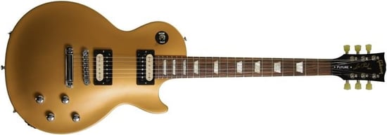 Gibson USA 2013 Les Paul Future Tribute Min-ETune (Gold Top with Dark Back)