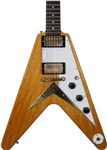 Gibson Custom 1958 Korina Flying V, White PG, Natural