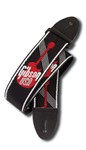 Gibson Gear 3 Inch Woven Guitar Strap (Black/Red)