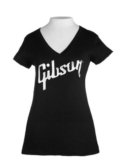 Gibson Gear Ladies V Neck T-Shirt, Medium