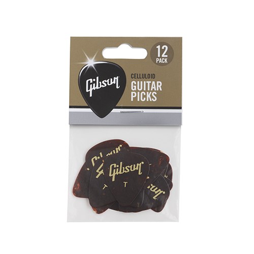 Gibson Gear Tortoise Picks, 12 Pack, Thin