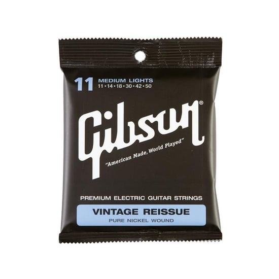Gibson Gear Vintage Reissue Premium Pure Nickel Wound Electric, Medium Light, 11-50