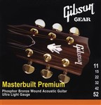 Gibson Gear Masterbuilt Premium Phosphor Bronze Strings (11-52)
