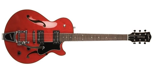 Godin Montreal Premier GT (Trans Red With Bigsby)
