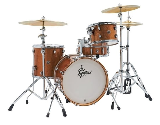 Gretsch CT1-J484 Catalina Club 4 Piece Shell Pack, Bronze Sparkle