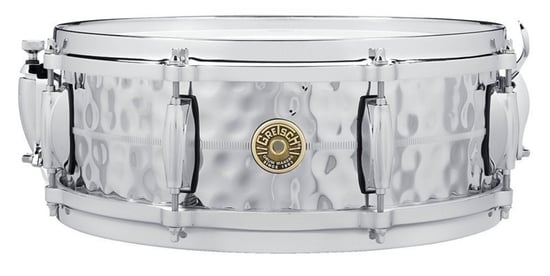 Gretsch G4160HB USA Hammered Chrome Over Brass Snare, 14x5in