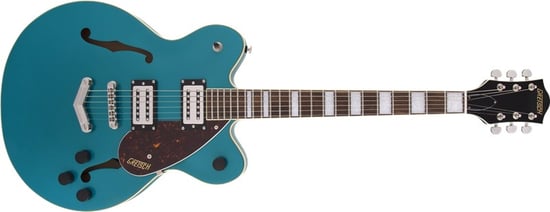 Gretsch G2622 Streamliner Center Block Double-Cut with V-Stoptail, Laurel Fingerboard, Ocean Turquoise