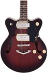 Gretsch G2655-P90 Streamliner Center Block Jr. Double-Cut P90 with V-Stoptail, Claret Burst