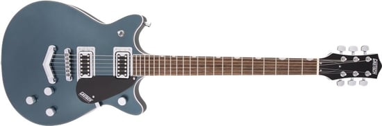 Gretsch G5222 Electromatic Double Jet BT with V-Stoptail, Laurel Fingerboard, Jade Grey Metallic