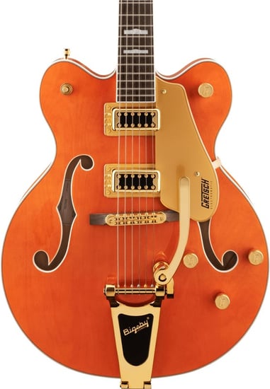 Gretsch G5422TG Electromatic Classic, Bigsby, Gold Hardware, Orange Stain