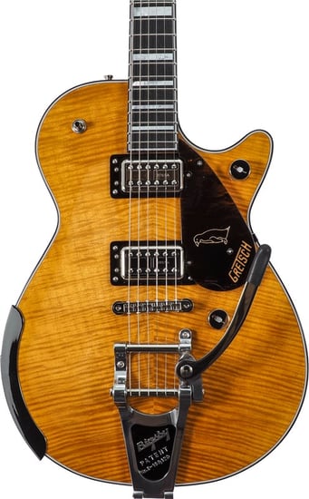 Gretsch G6134TFM-NH Nigel Hendroff Signature Penguin, Amber Flame