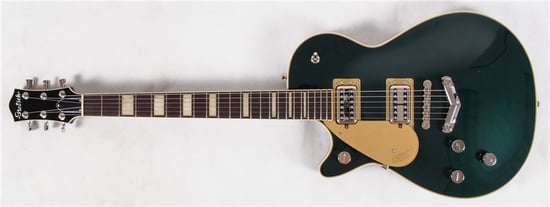 Gretsch G6228 Players Edition Jet BT with “V” Stoptail Cadillac Green Left Hand