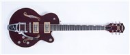 Gretsch G6659TFM-DCH Players Edition Broadkaster Flame Maple, Dark Cherry Stain