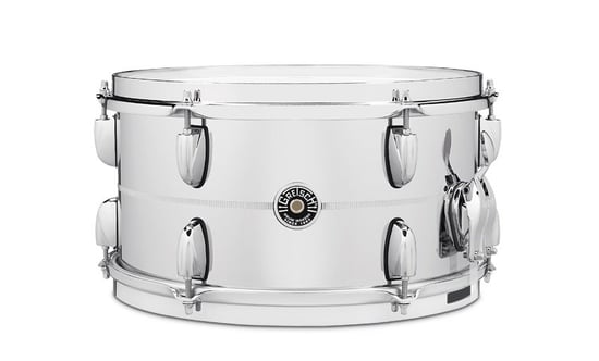 Gretsch GB-4163S USA Brooklyn Chrome Over Steel Snare, 13x7in 