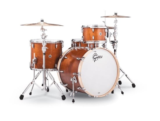 Gretsch GB-RC423 USA Brooklyn 3 Piece Shell Pack, Satin Mahogany