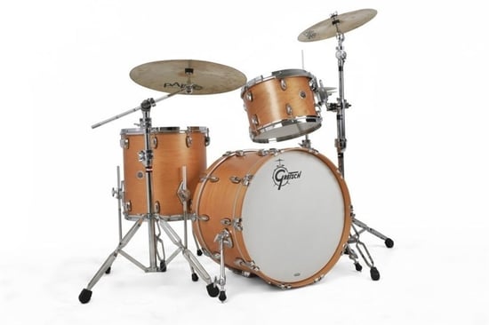 Gretsch GB-RC423 USA Brooklyn 3 Piece Shell Pack, Satin Natural