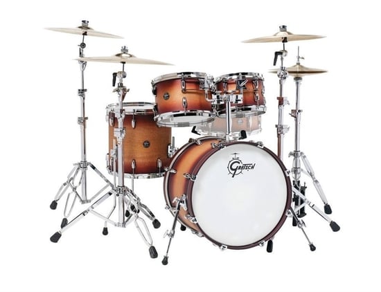 Gretsch RN2-E604 Renown Maple 4 Piece Shell Pack, Satin Tobacco Burst