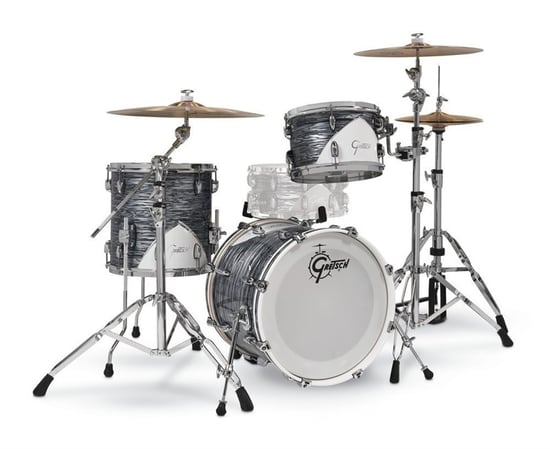 Gretsch RN57-J483V Renown 57 Special Edition 3 Piece Shell Pack, Silver Oyster Pearl