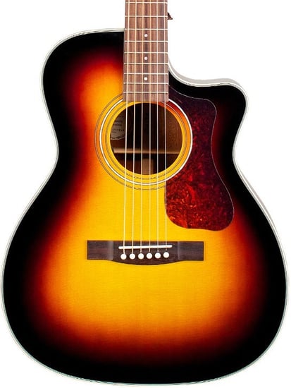 Guild OM-140CE Westerly Orchestra Electro Acoustic Guitar, Sunburst