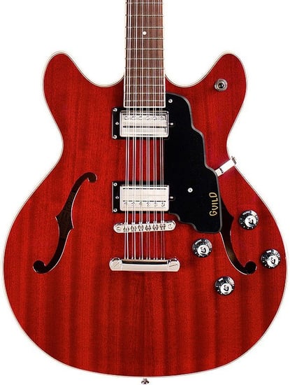 Guild Starfire I-12 Newark St Hollowbody, 12-String, Cherry Red