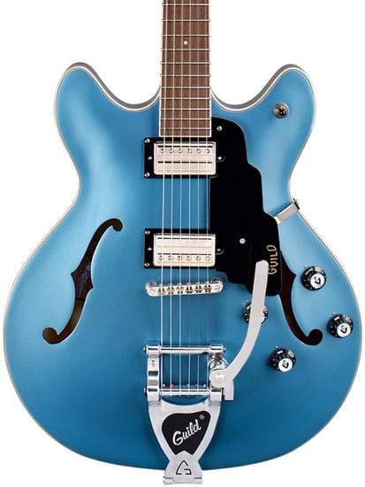 Guild Starfire I DC Newark St Hollowbody, Pelham Blue