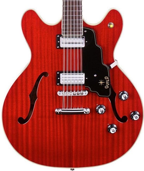 Guild Starfire IV ST-12 Newark St Semi-Hollow 12 String, Cherry Red, Special Order