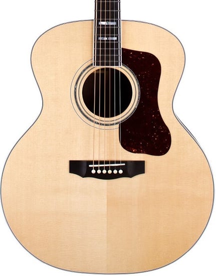 Guild USA F-55E Jumbo Electro Acoustic, Natural