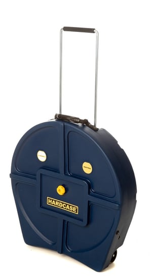 Hardcase Standard 12 Cymbal Case 24in, Dark Blue