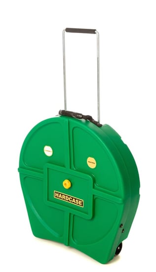 Hardcase Standard 12 Cymbal Case 24in, Dark Green