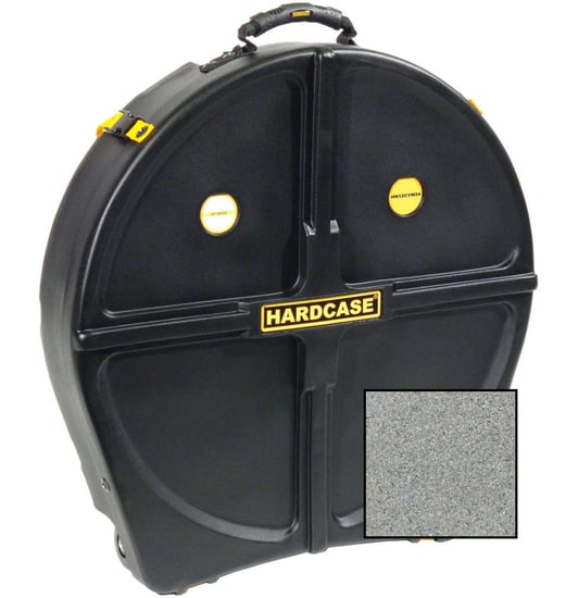 Hardcase Standard 12 Cymbal Case (24in, Granite)