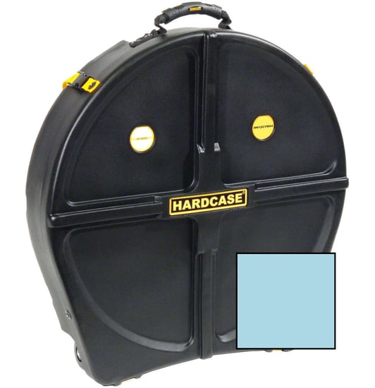 Hardcase Standard 12 Cymbal Case (24in, Light Blue)