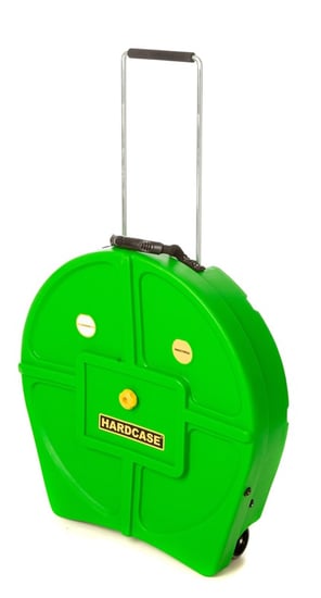 Hardcase Standard 12 Cymbal Case 24in, Light Green