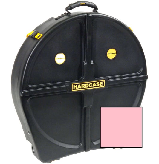 Hardcase Standard 12 Cymbal Case (24in, Pink)
