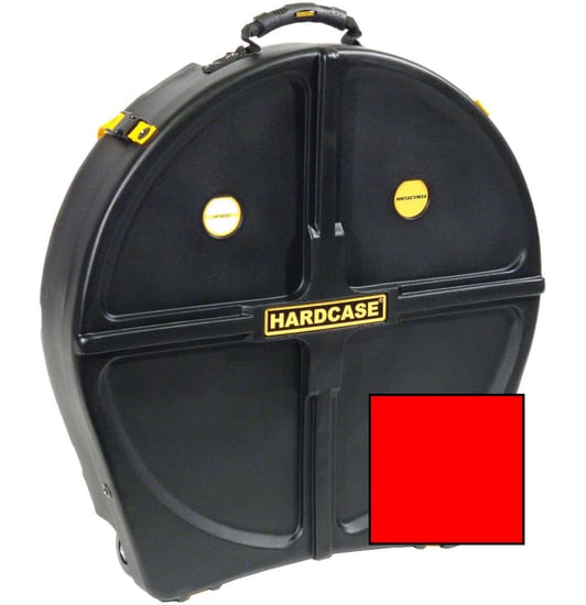 Hardcase Standard 12 Cymbal Case (24in, Red)