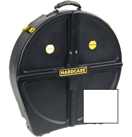 Hardcase Standard 12 Cymbal Case (24in, White)