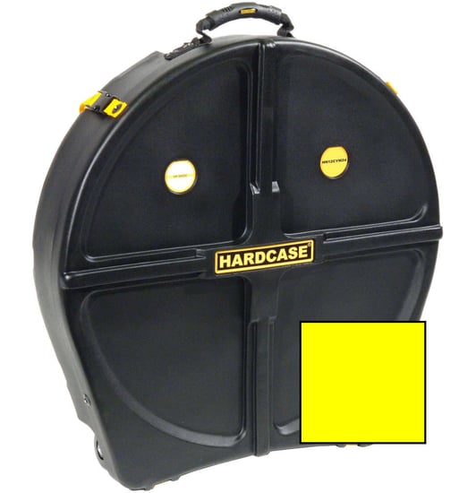 Hardcase Standard 12 Cymbal Case (24in, Yellow)