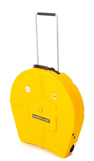 Hardcase Standard 12 Cymbal Case 24in, Yellow