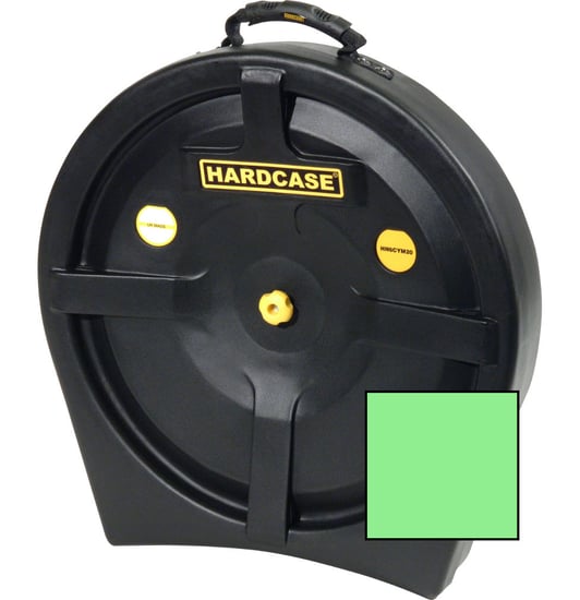 Hardcase Standard 6 Cymbal Case (20in, Light Green)