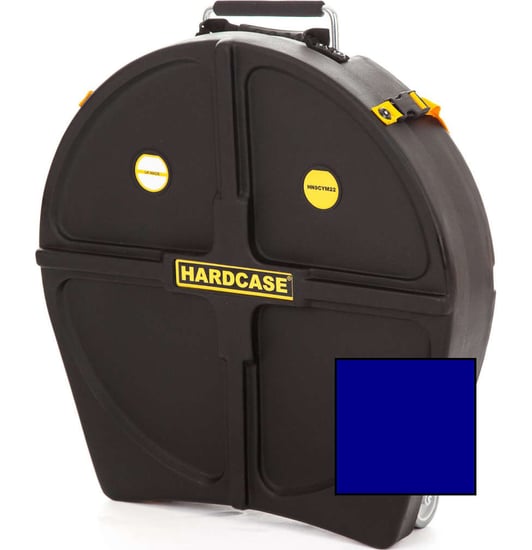 Hardcase Standard 9 Cymbal Case (22in, Dark Blue)
