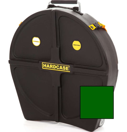 Hardcase Standard 9 Cymbal Case (22in, Dark Green)