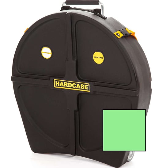 Hardcase Standard 9 Cymbal Case (22in, Light Green)