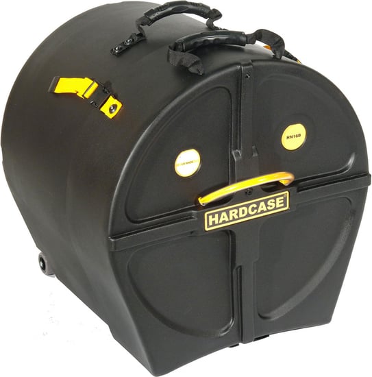 Hardcase Standard 16in Bass Drum Case (Yellow)