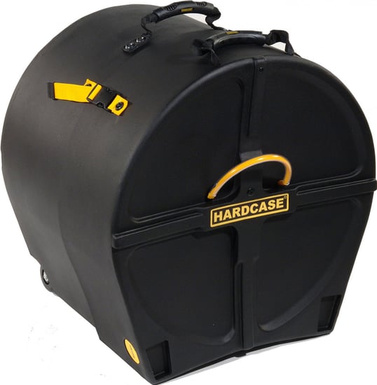 Hardcase Standard 18in Bass Drum Case (Yellow)