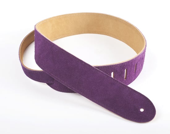 Henry Heller Basic Suede Strap (2 Inches, Purple, HBS2-PUR)