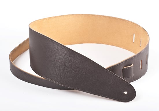 Henry Heller Capri Leather Strap (3.5 Inches, Black, HCAP35-BLK)