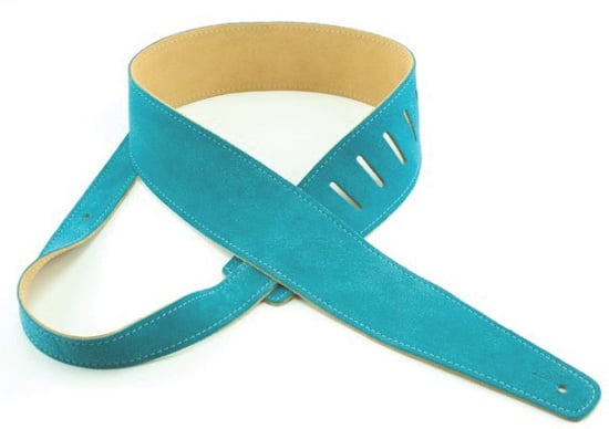Henry Heller Capri Suede Strap (2.5 Inches, Turquoise, HCS25-TRQ)