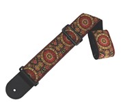 Henry Heller Deluxe Jacquard Strap (2.5 Inch, Red/Gold, HJQ25-04)