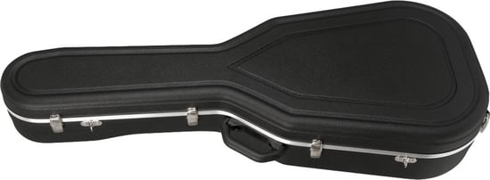 Hiscox LA-GCL-L Artist Classical Acoustic Hard Case, Large, Black/Silver