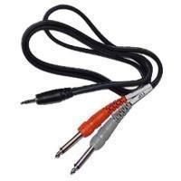 Hosa 3.5mm to Dual ¼in Jack Cable (CMP-159) 10ft