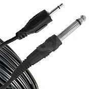 Hosa 3.5mm Jack to ¼in Jack Mono Cable (CMP-310) 10ft
